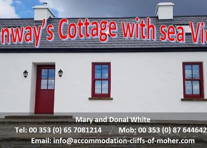 住宿加早餐酒店 Conway's With Sea View Nestling By Cliffs-of-moher 利斯坎诺